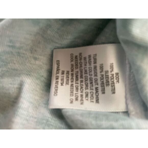 JM Collections Woman Mint Green and White Sequined Boho Blouse with Flaired Bell - Picture 13 of 13